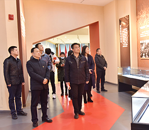 团市委领导参观雷火(中国)精神主题展览馆